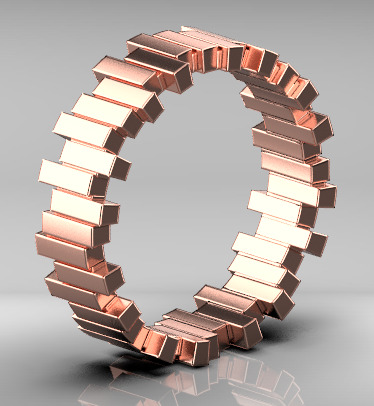 Dior ring 3D print model_23