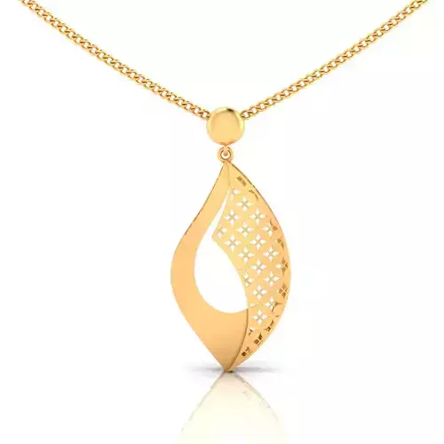fusion women gold pendant 1017
