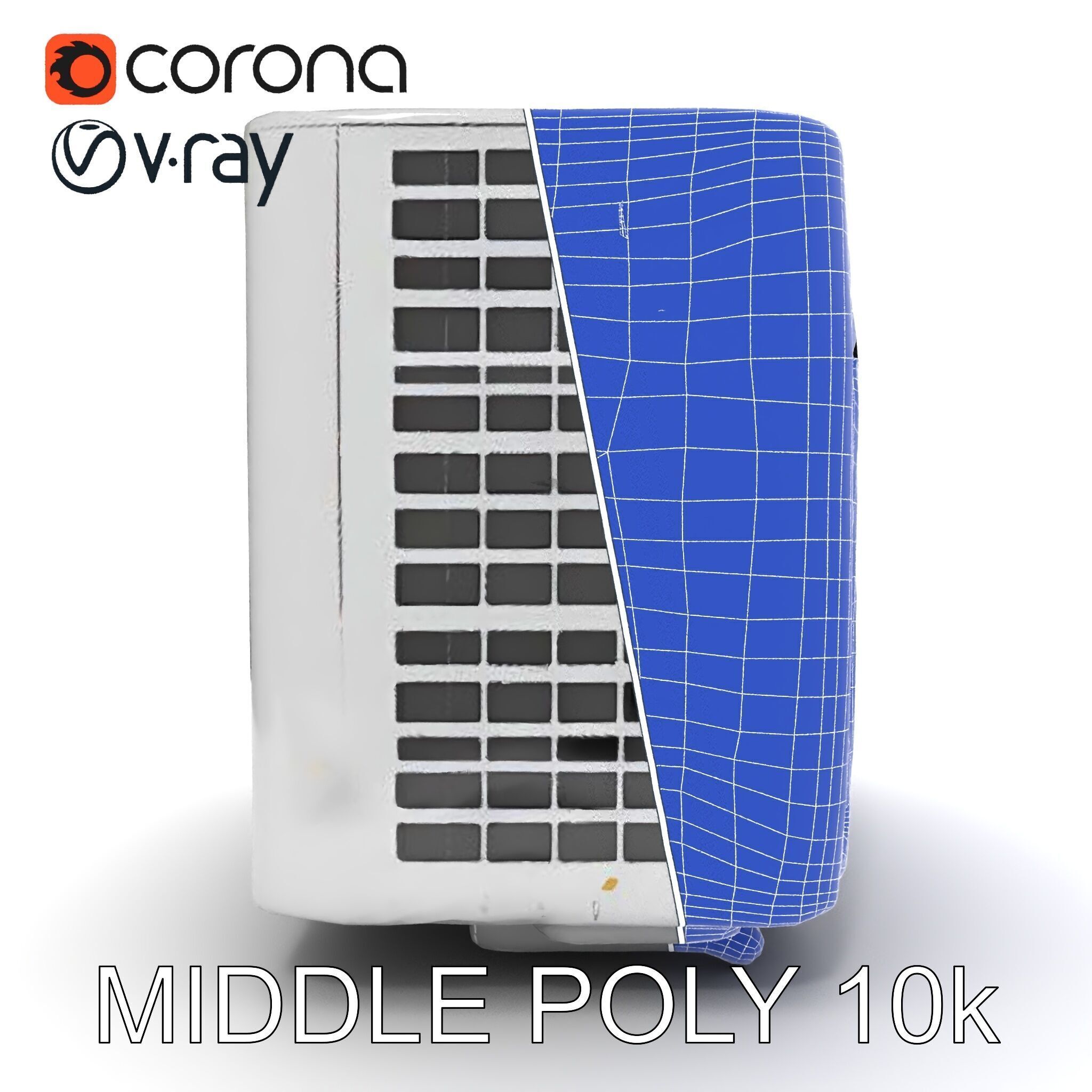 Portable Air Conditioner D Model Pack Low-poly 3D model_30