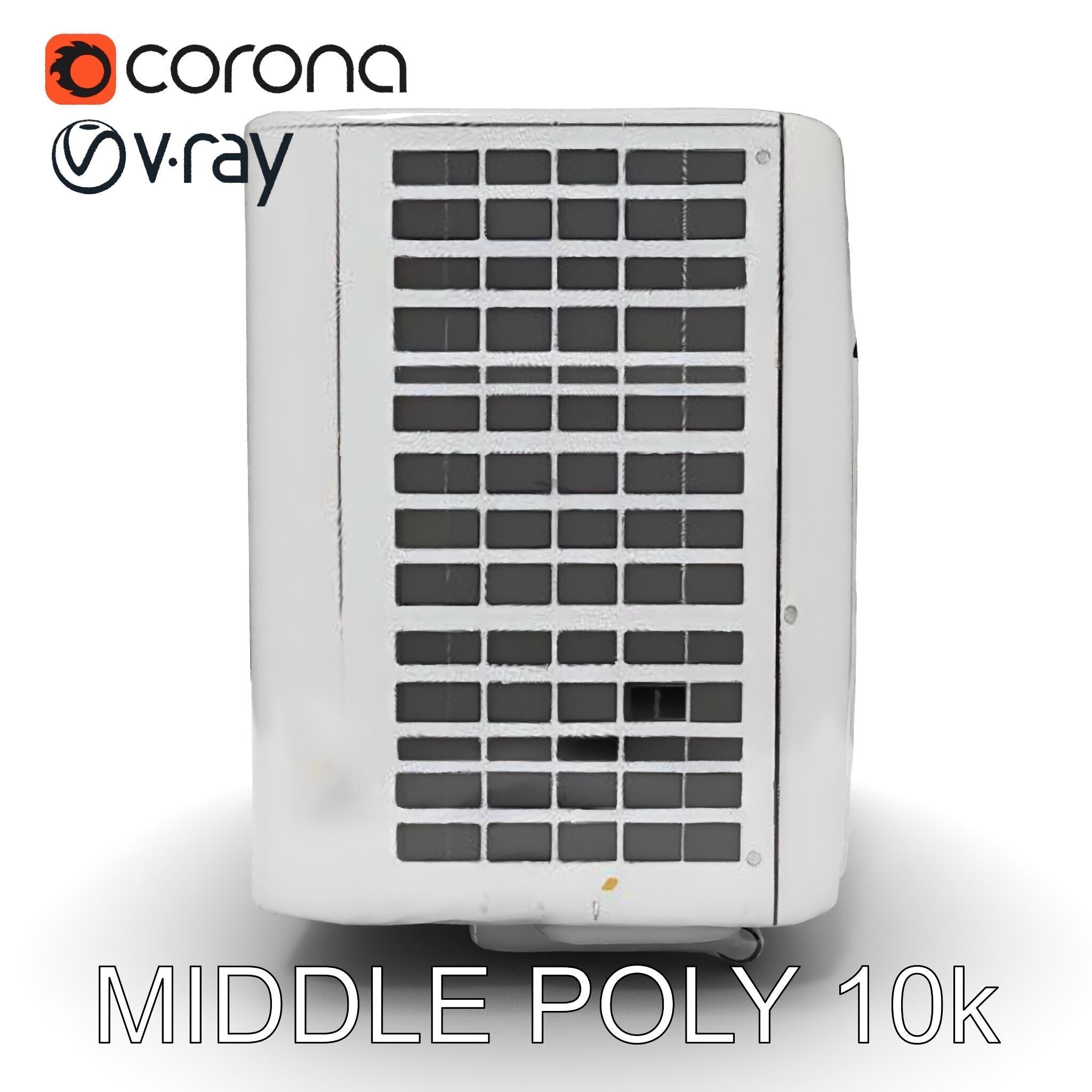 Portable Air Conditioner D Model Pack Low-poly 3D model_12
