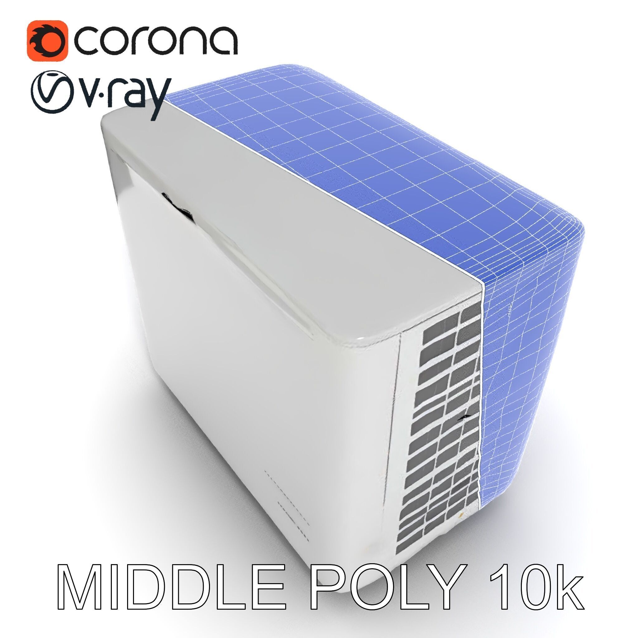 Portable Air Conditioner D Model Pack Low-poly 3D model_22