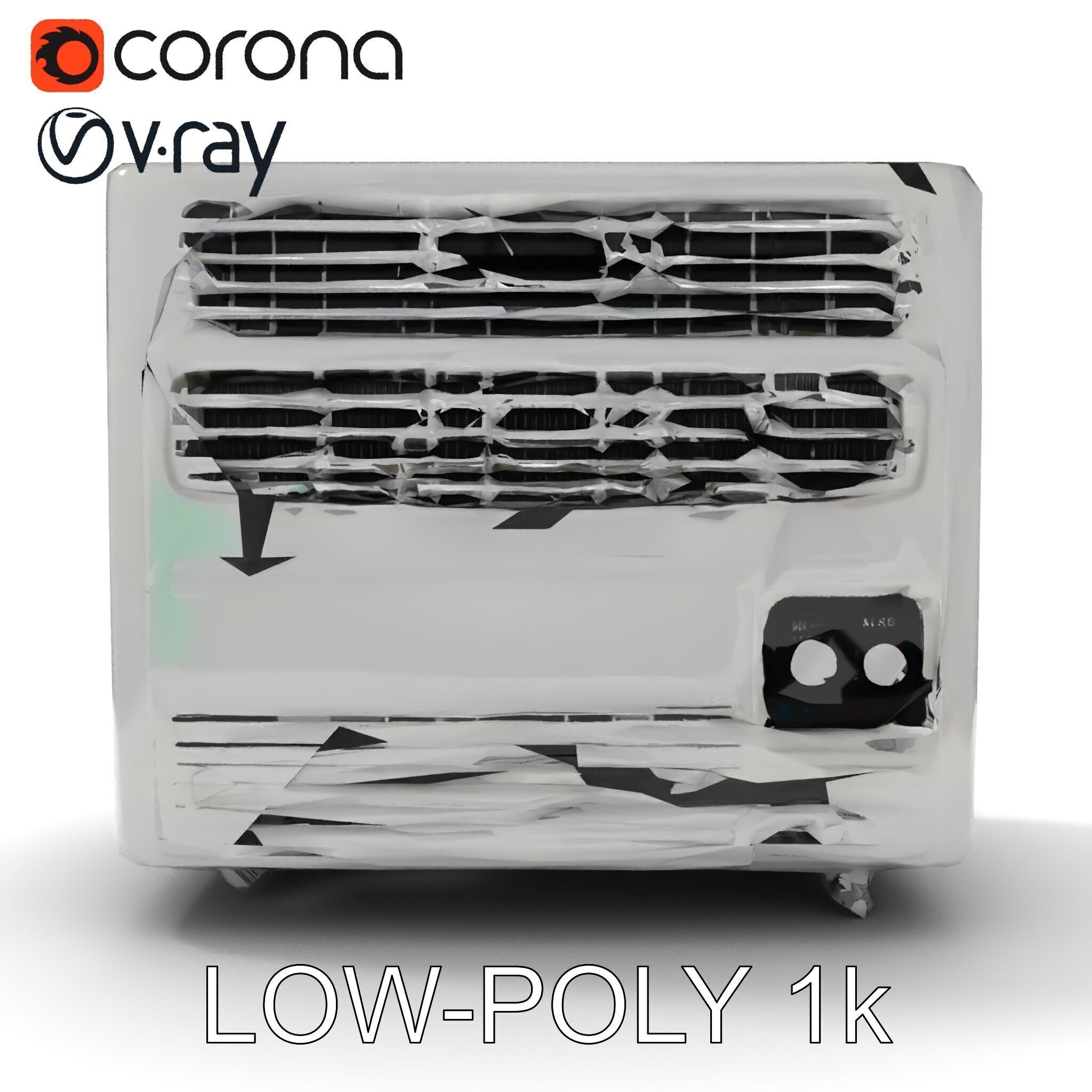 Portable Air Conditioner D Model Pack Low-poly 3D model_20