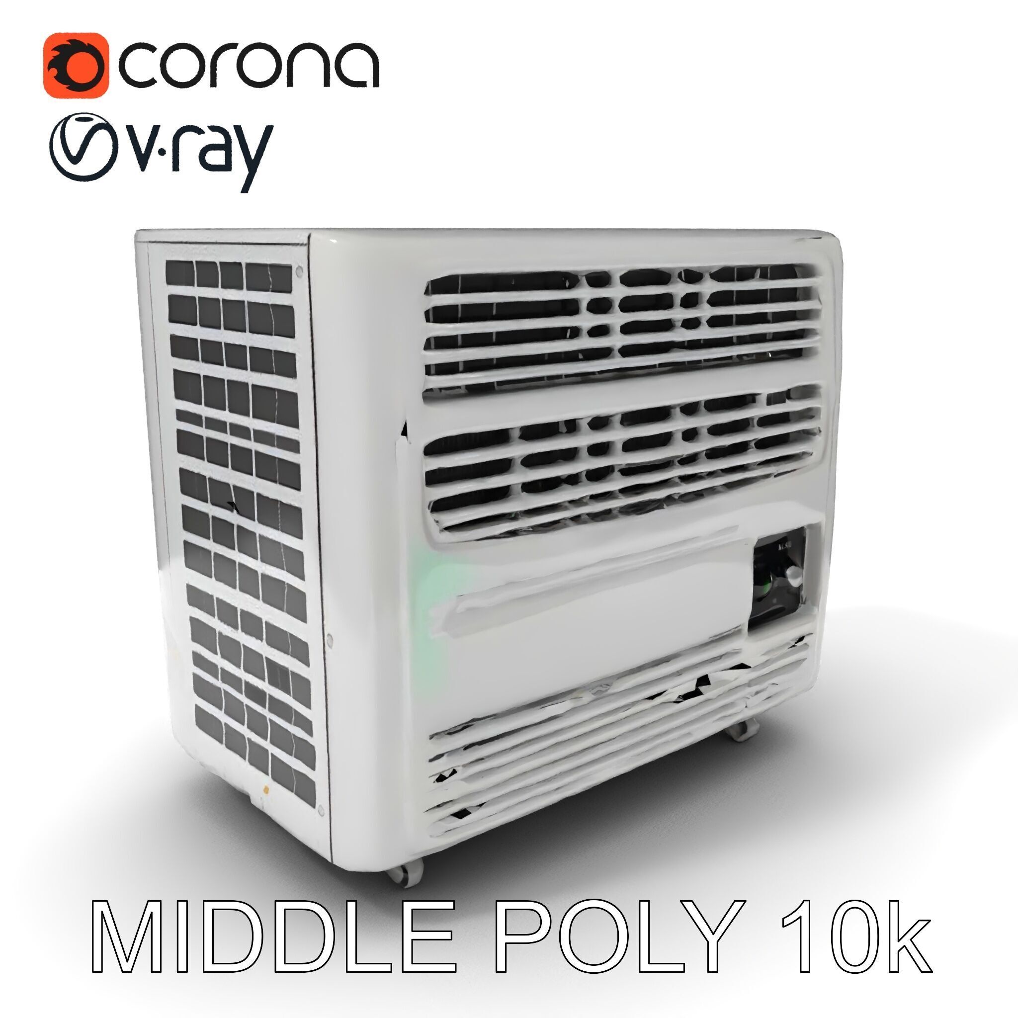 Portable Air Conditioner D Model Pack Low-poly 3D model_28