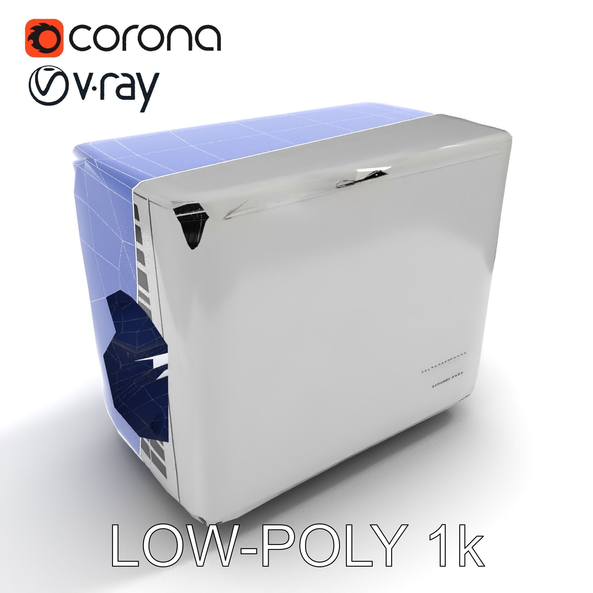 Portable Air Conditioner D Model Pack Low-poly 3D model_31