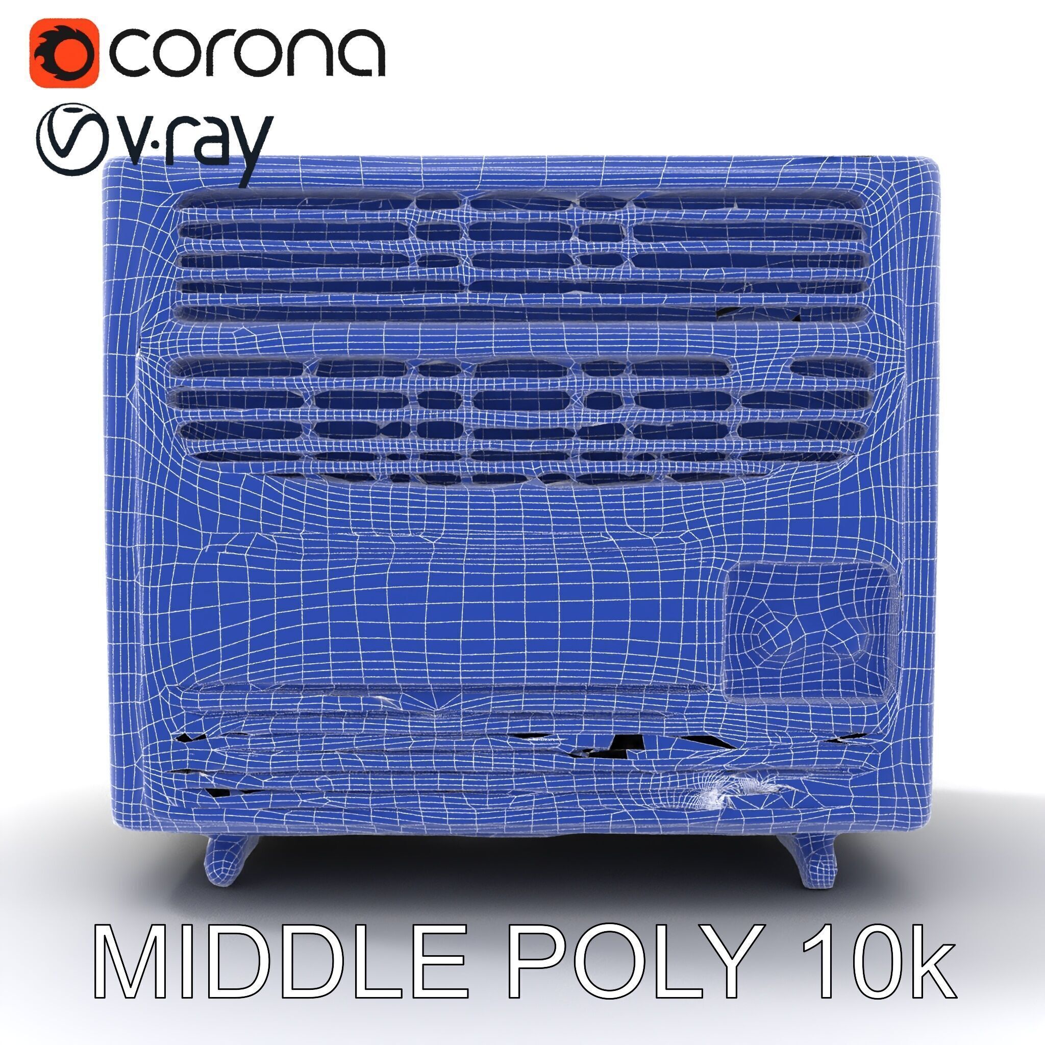 Portable Air Conditioner D Model Pack Low-poly 3D model_6
