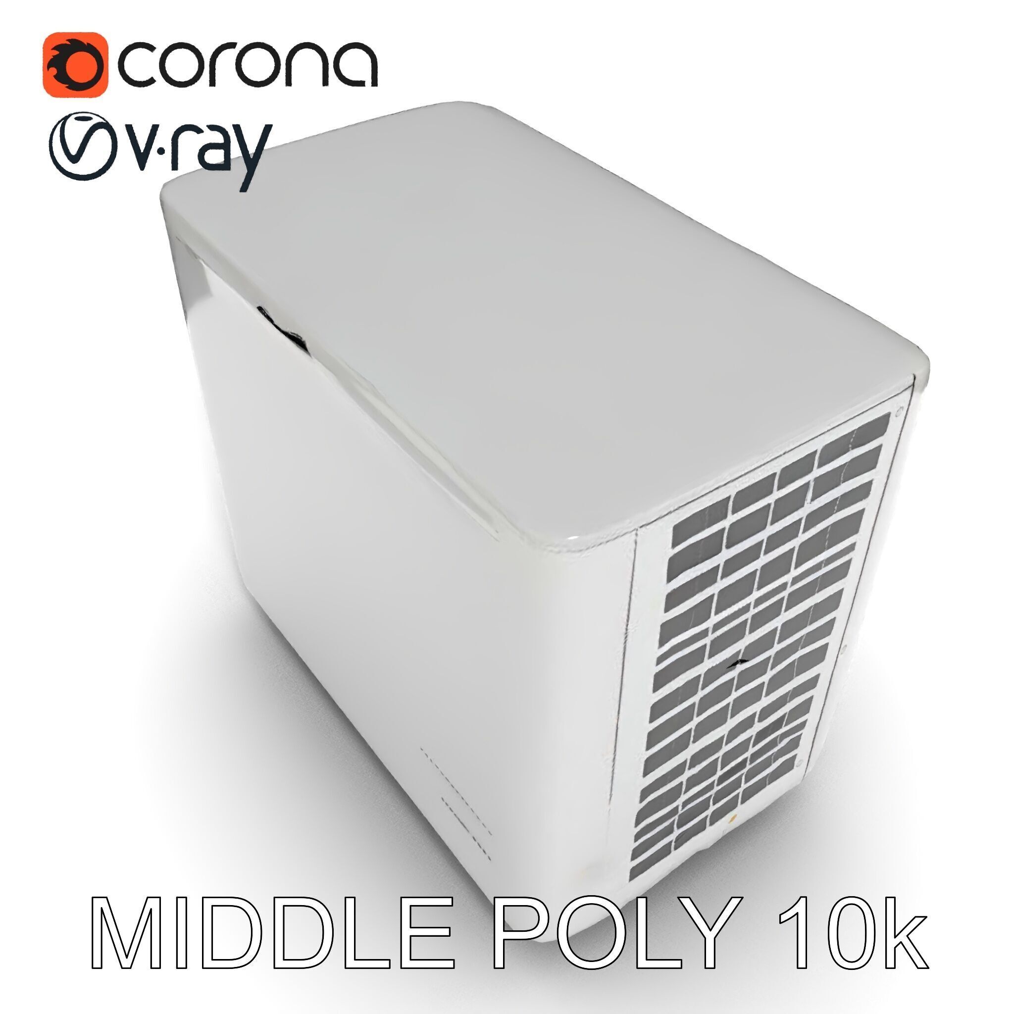 Portable Air Conditioner D Model Pack Low-poly 3D model_25