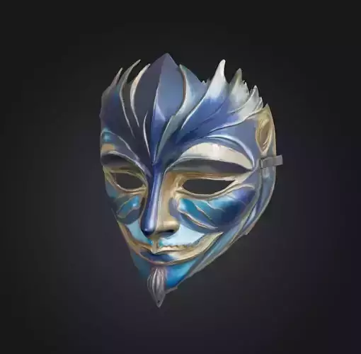 Ethernal Prom Masquerade Mask - Prom Unisex Embroidered Mask 