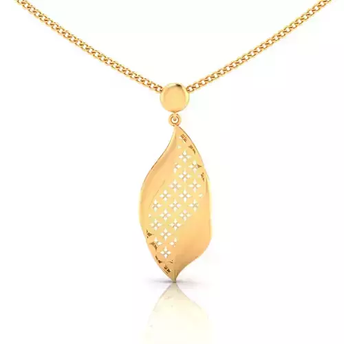 fusion women gold pendant 1018