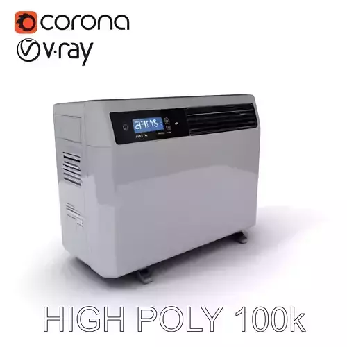 Portable Heater Model Pack with Digital Display