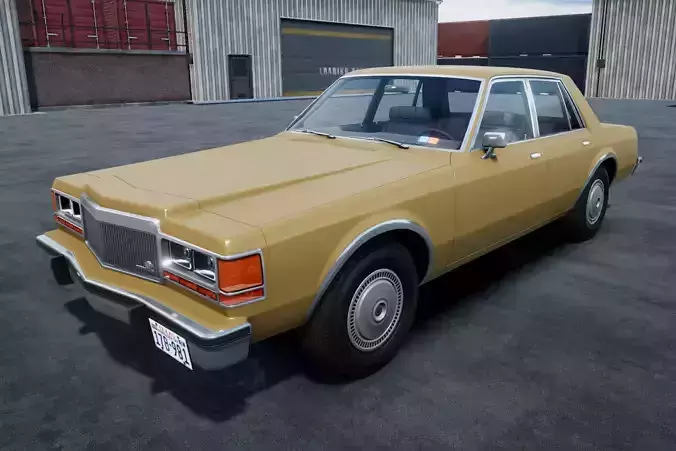 80s Standart Sedan unity asset