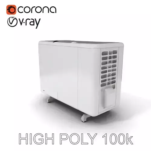 Modern Air Conditioning Unit Model Pack Low-poly 3D model
