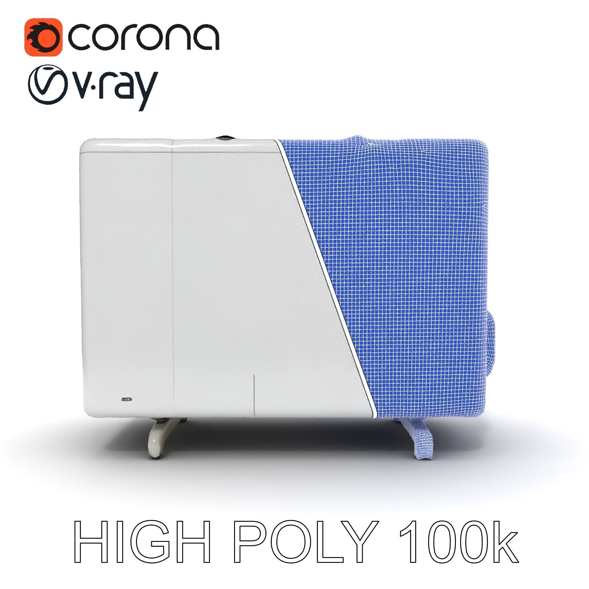 Modern Air Conditioning Unit Model Pack Low-poly 3D model_18