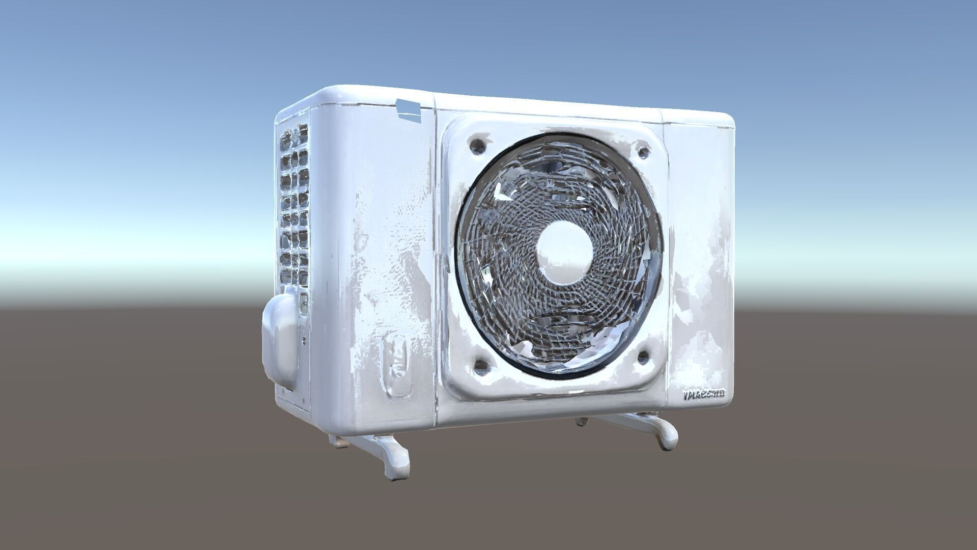 Modern Air Conditioning Unit Model Pack Low-poly 3D model_29