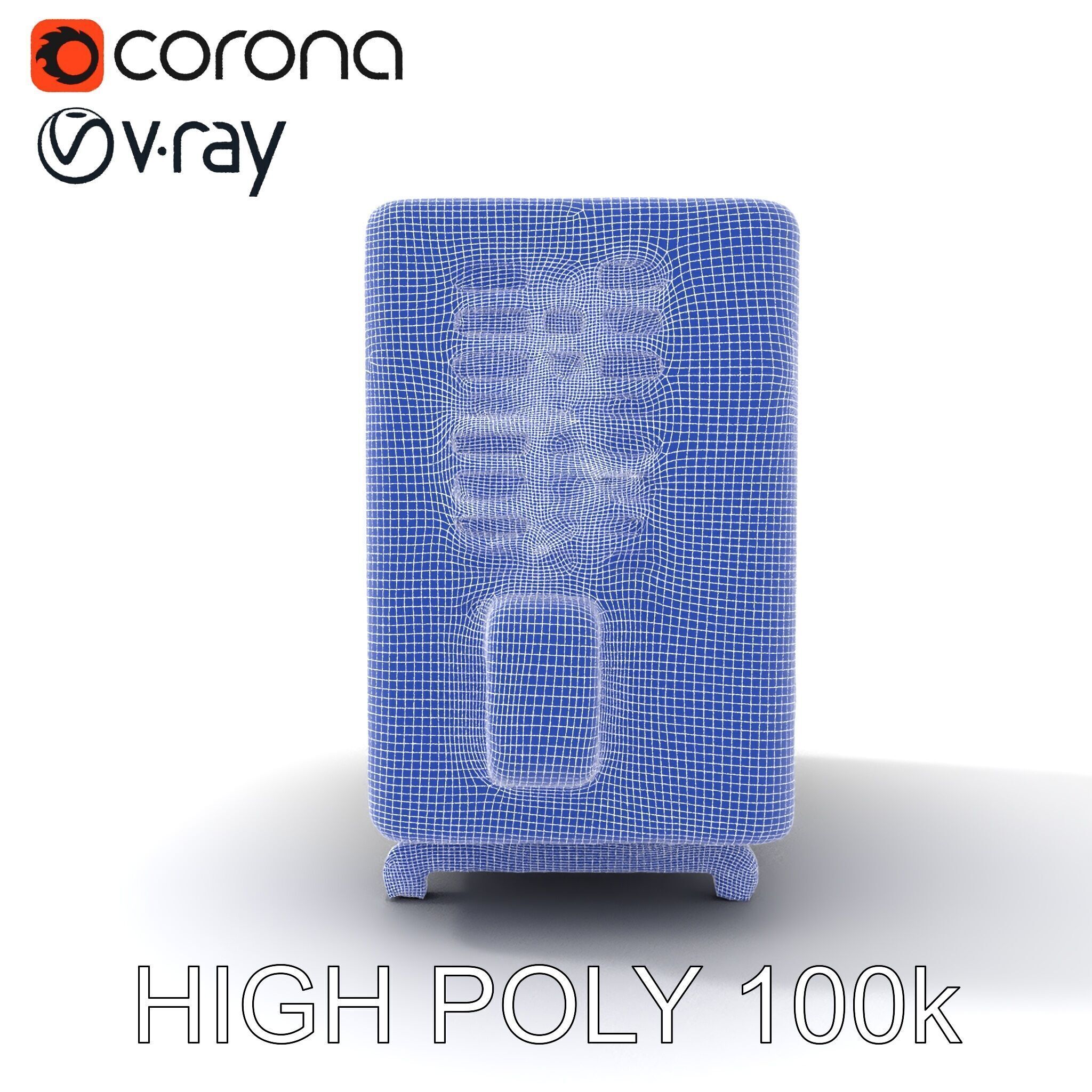 Modern Air Conditioning Unit Model Pack Low-poly 3D model_26