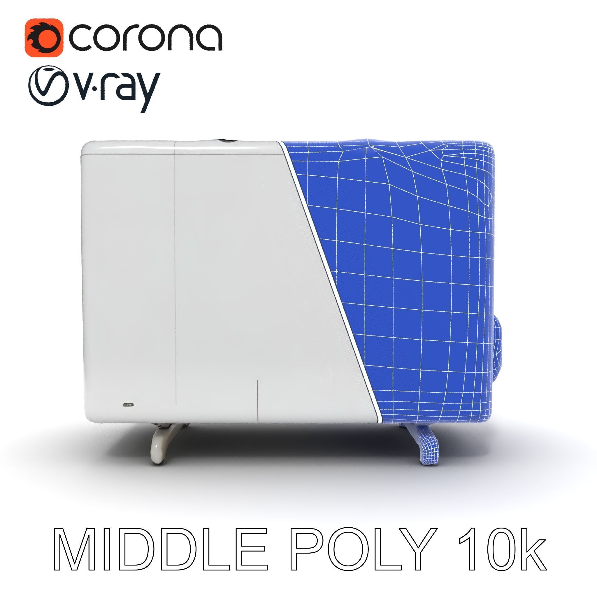 Modern Air Conditioning Unit Model Pack Low-poly 3D model_24