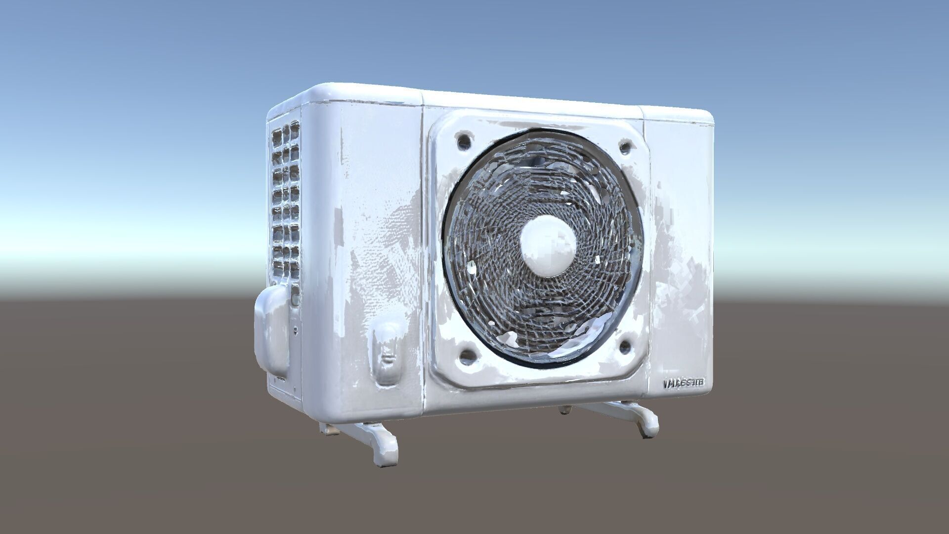 Modern Air Conditioning Unit Model Pack Low-poly 3D model_5