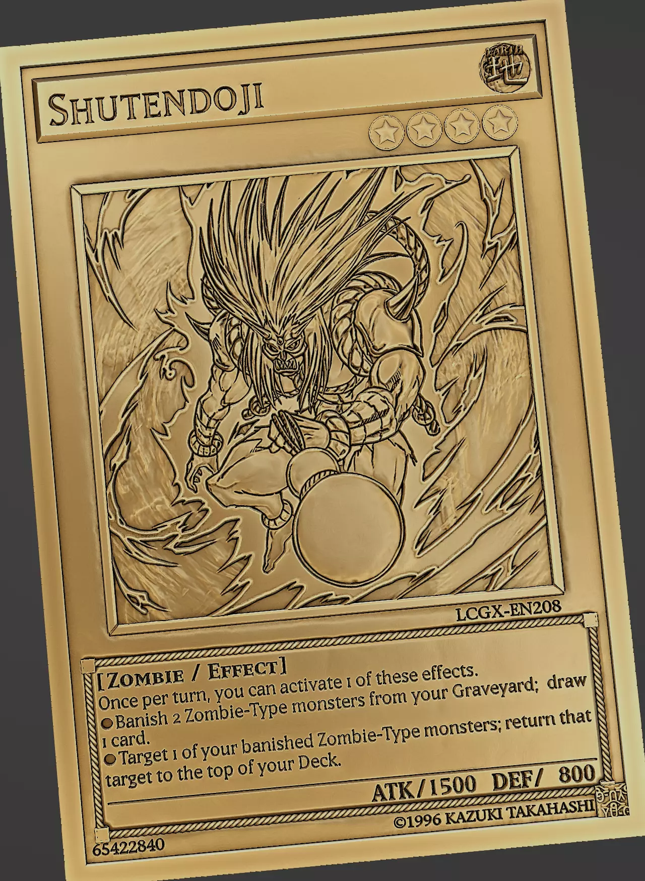 Shutendoji - yu-gi-oh Free 3D print model