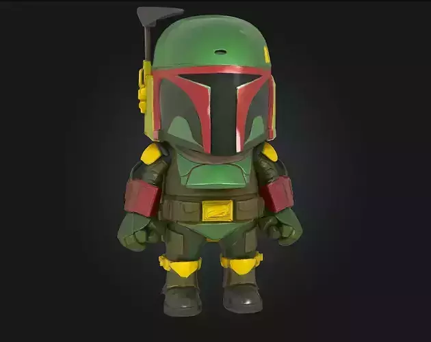 Chibi Space Bounty Hunter