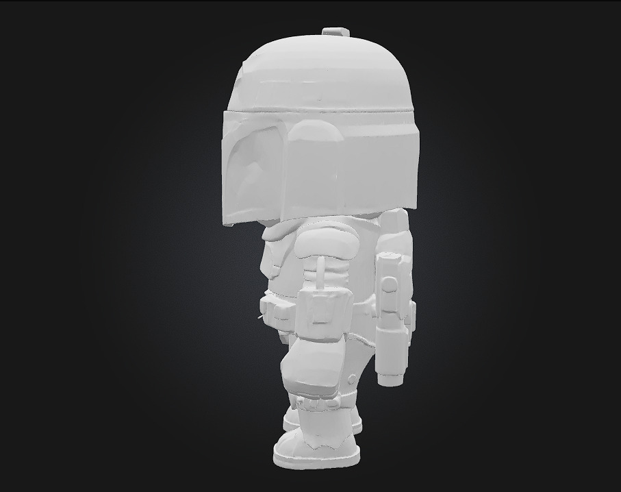 Chibi Space Bounty Hunter 3D print model_7