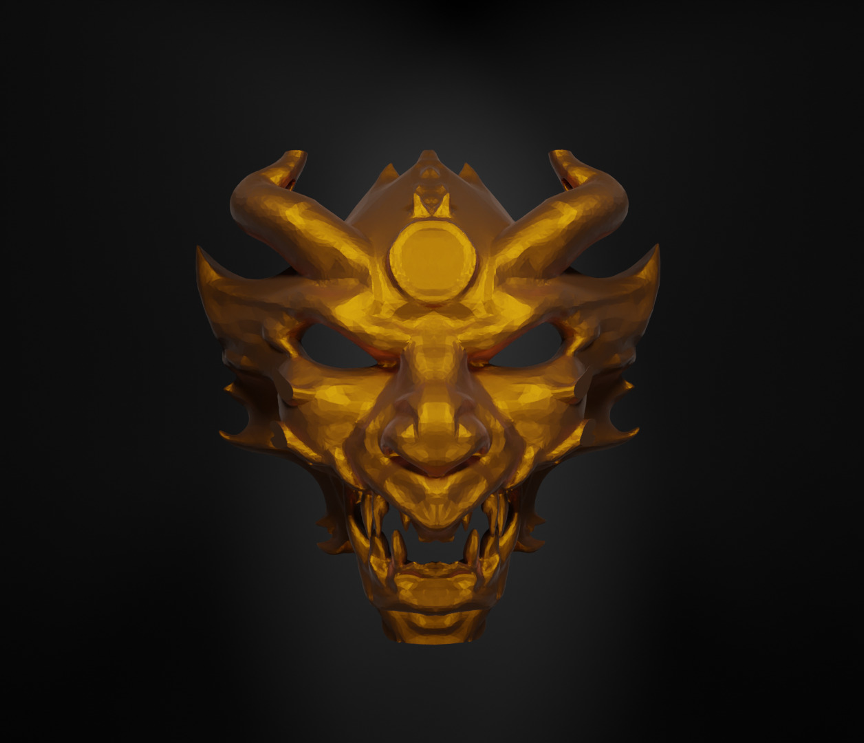 Dragon Pattern Face Mask - Mitoloji Dragon Embroidered Mask 3D print model_23