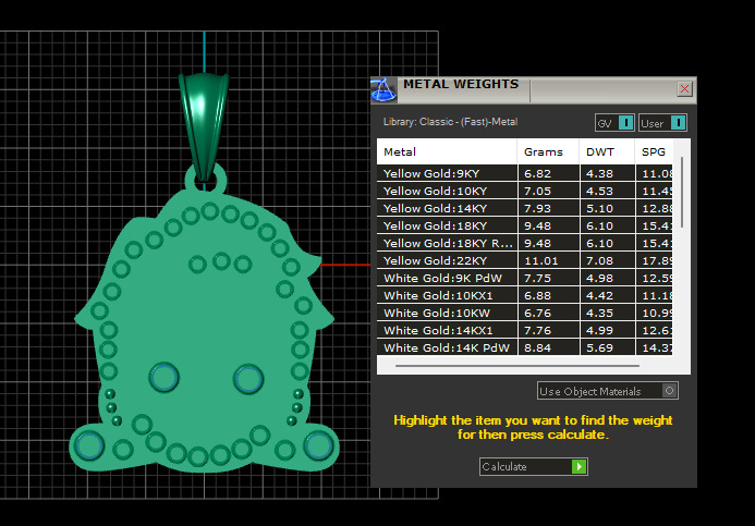   Iced out Rich PANDANT 3D PRINTABLE MODAL  3D print model_2