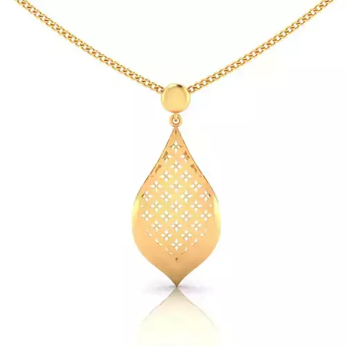 fusion women gold pendant 1019