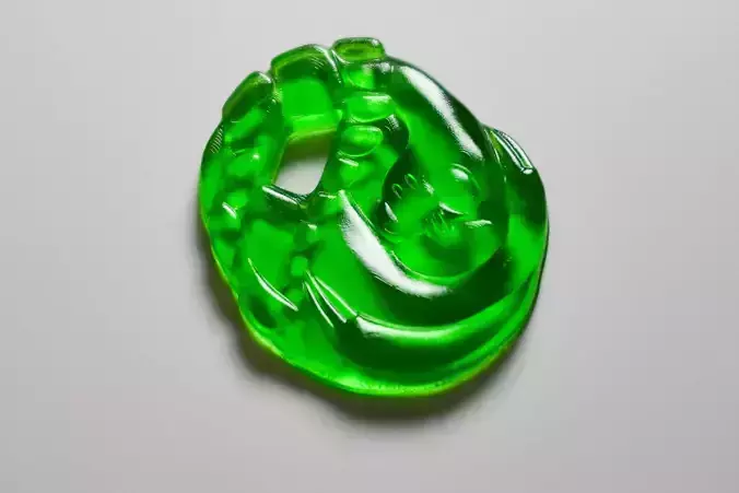 Master Oogway - Jade Zombie Amulet STL 8