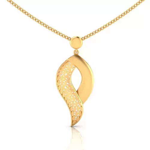 fusion women gold pendant 1020