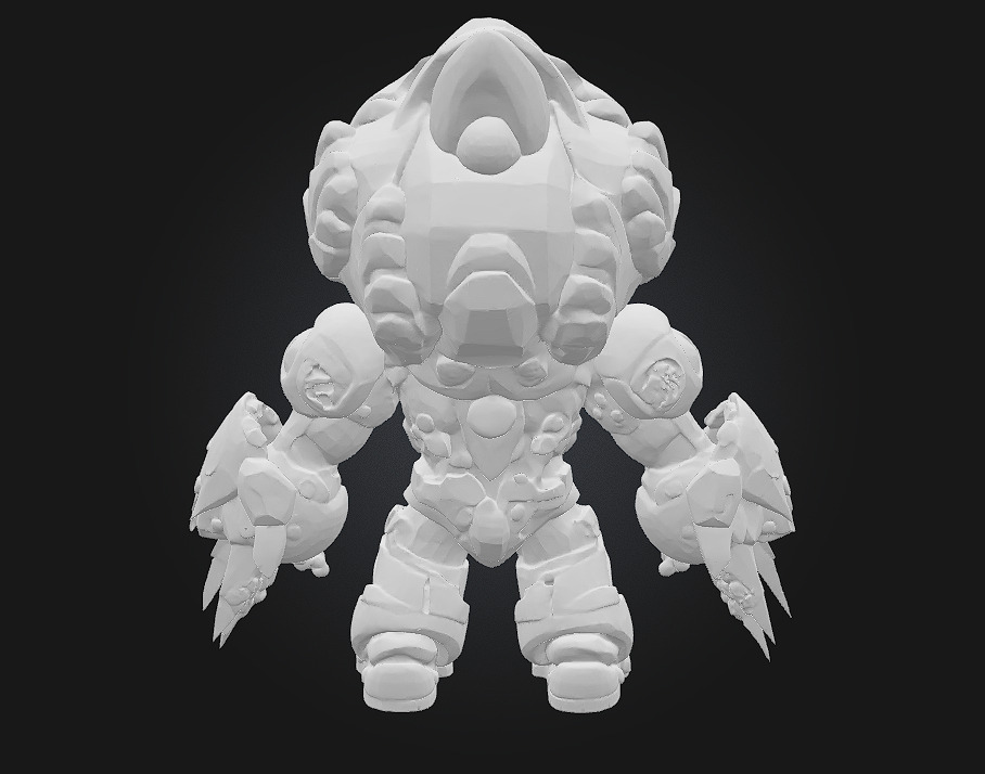 Shadow Sentinel Guardian of the Night 3D print model_7