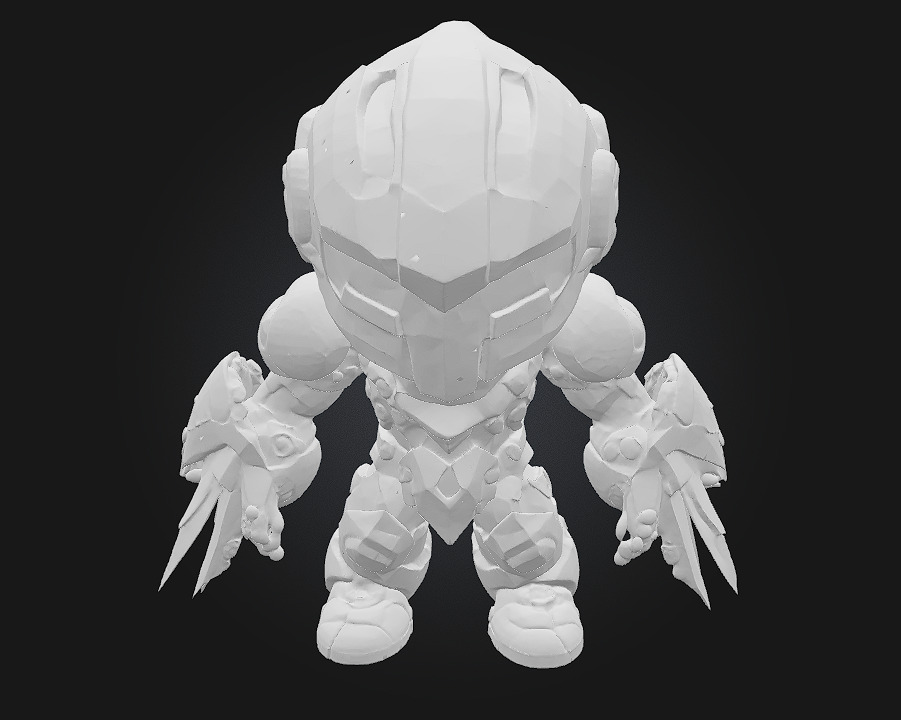 Shadow Sentinel Guardian of the Night 3D print model_6