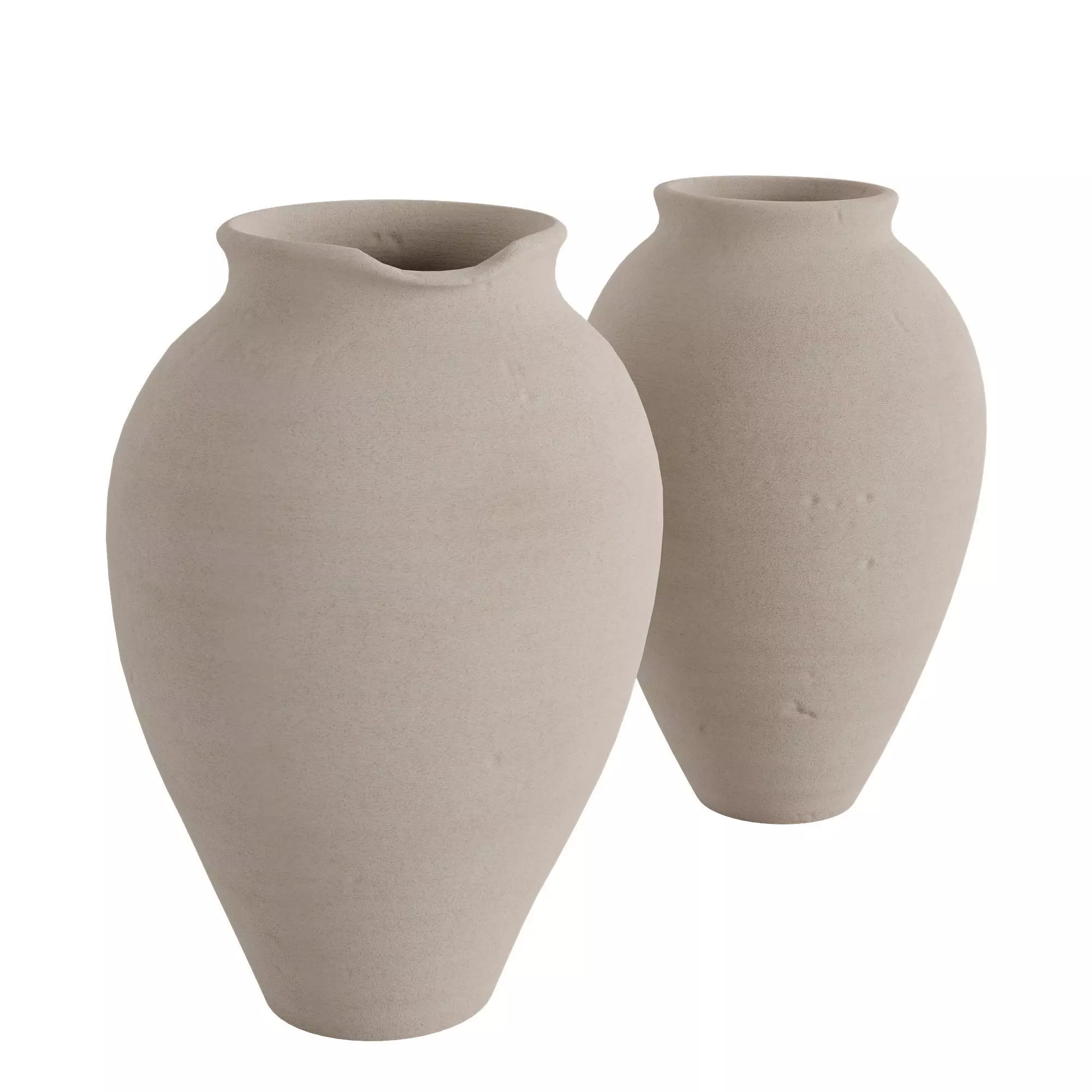 Modern Handcrafted Vases 3D model