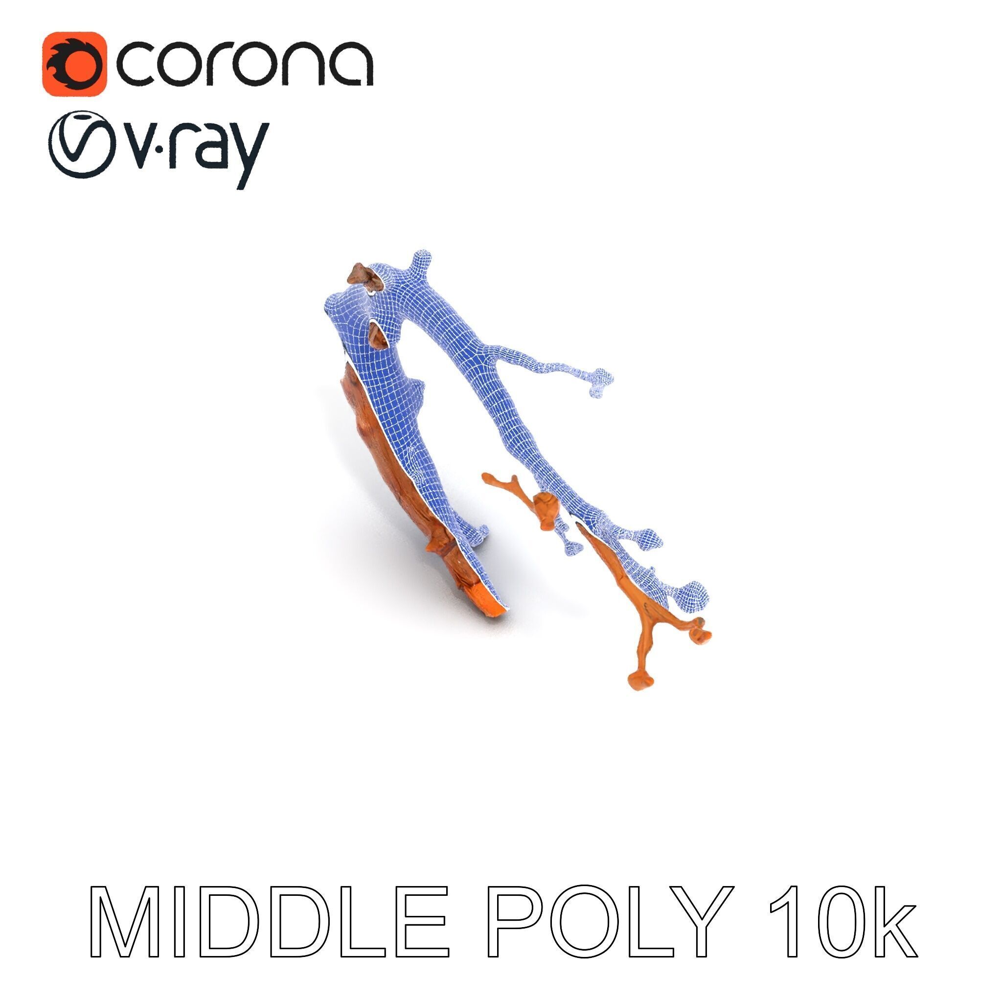 Realistic Tree Branch Model Pack for Environment Design Low-poly 3D model_29