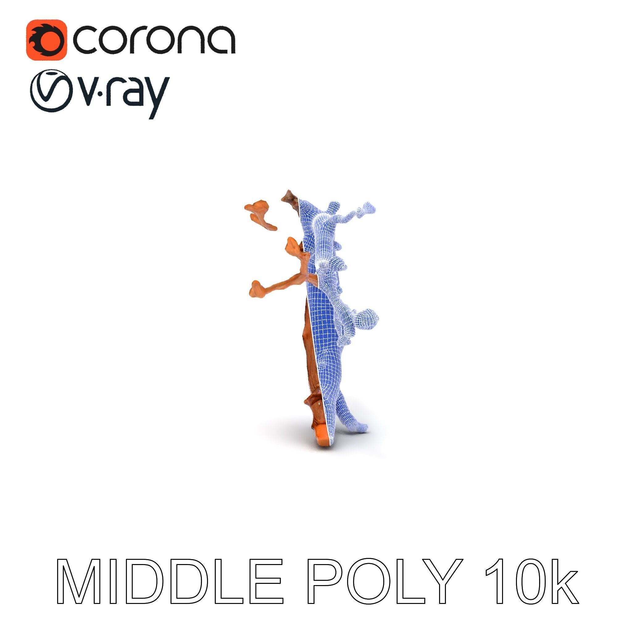 Realistic Tree Branch Model Pack for Environment Design Low-poly 3D model_21