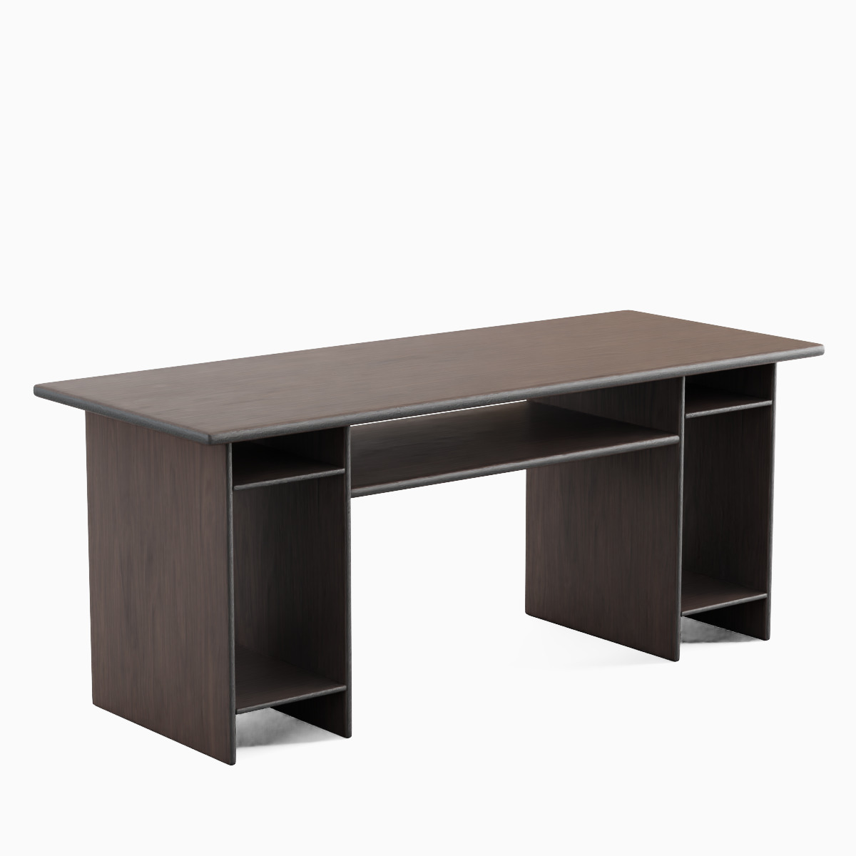 Computer Table Set 3D model_2