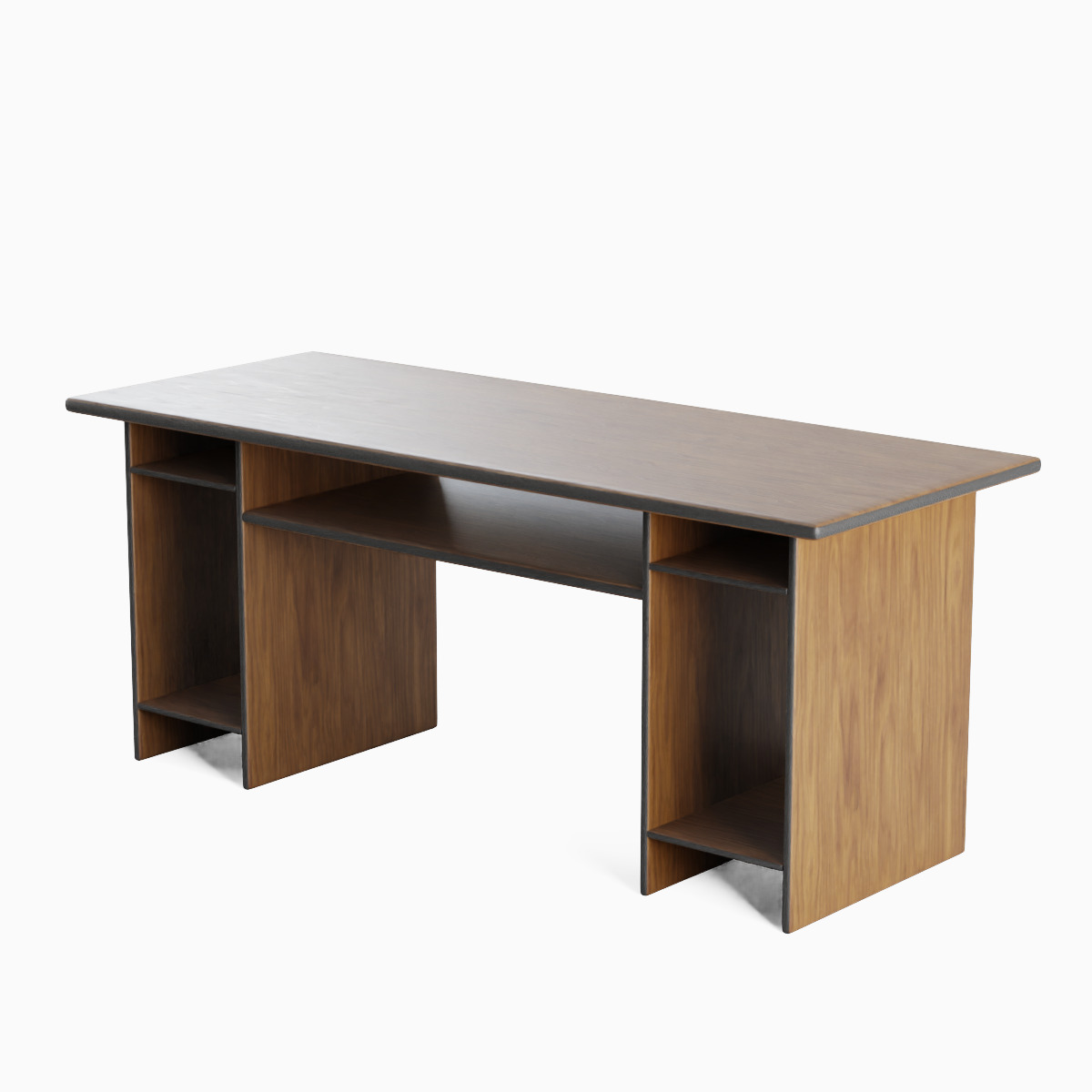Computer Table Set 3D model_9