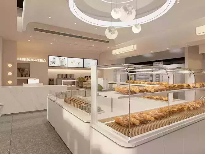 Modern Bakery 3D model