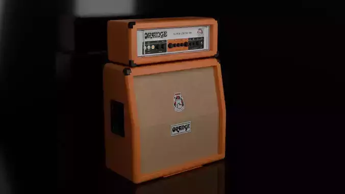 4 x 12 Amp - Cab Stack  3D model