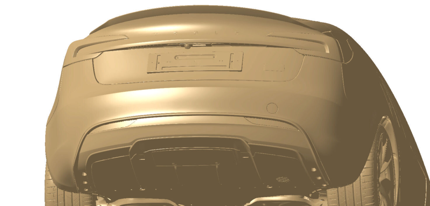 Tesla Model 3 Performance  2024 Exterior 3d scan model 3D model_4