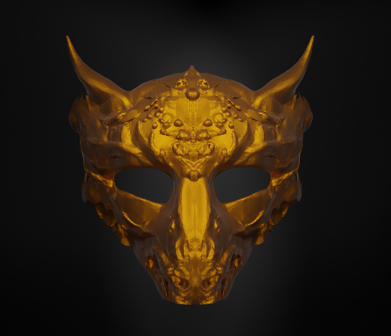 Dragon Theme Face Mask - Japan Dragon Embroidered Mask 3D print model_44