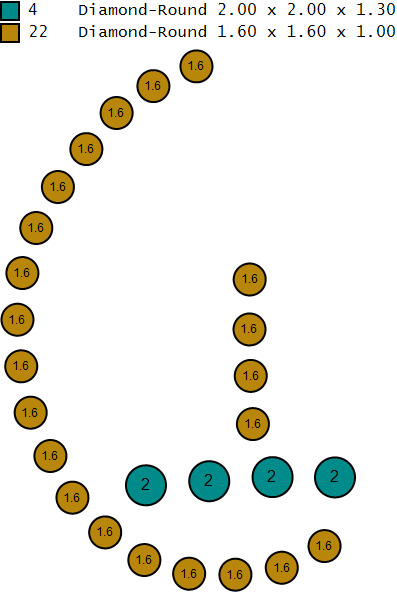NIGHT MOON PANDANT 3D PRINTABLE MODAL  3D print model_7