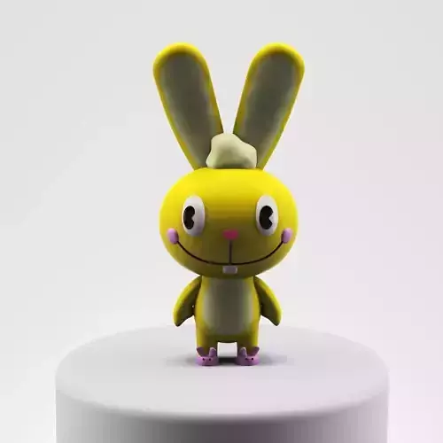 Happy Tree Friends Cuddles 3D Model STL File