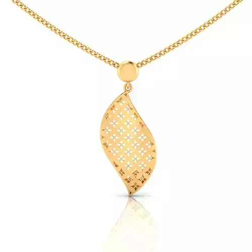 fusion women gold pendant 1022