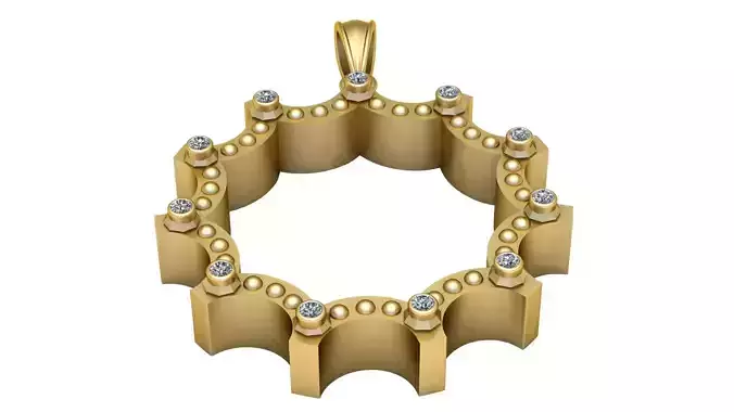 Italian Band  PANDANT 3D PRINTABLE MODAL    3D print model