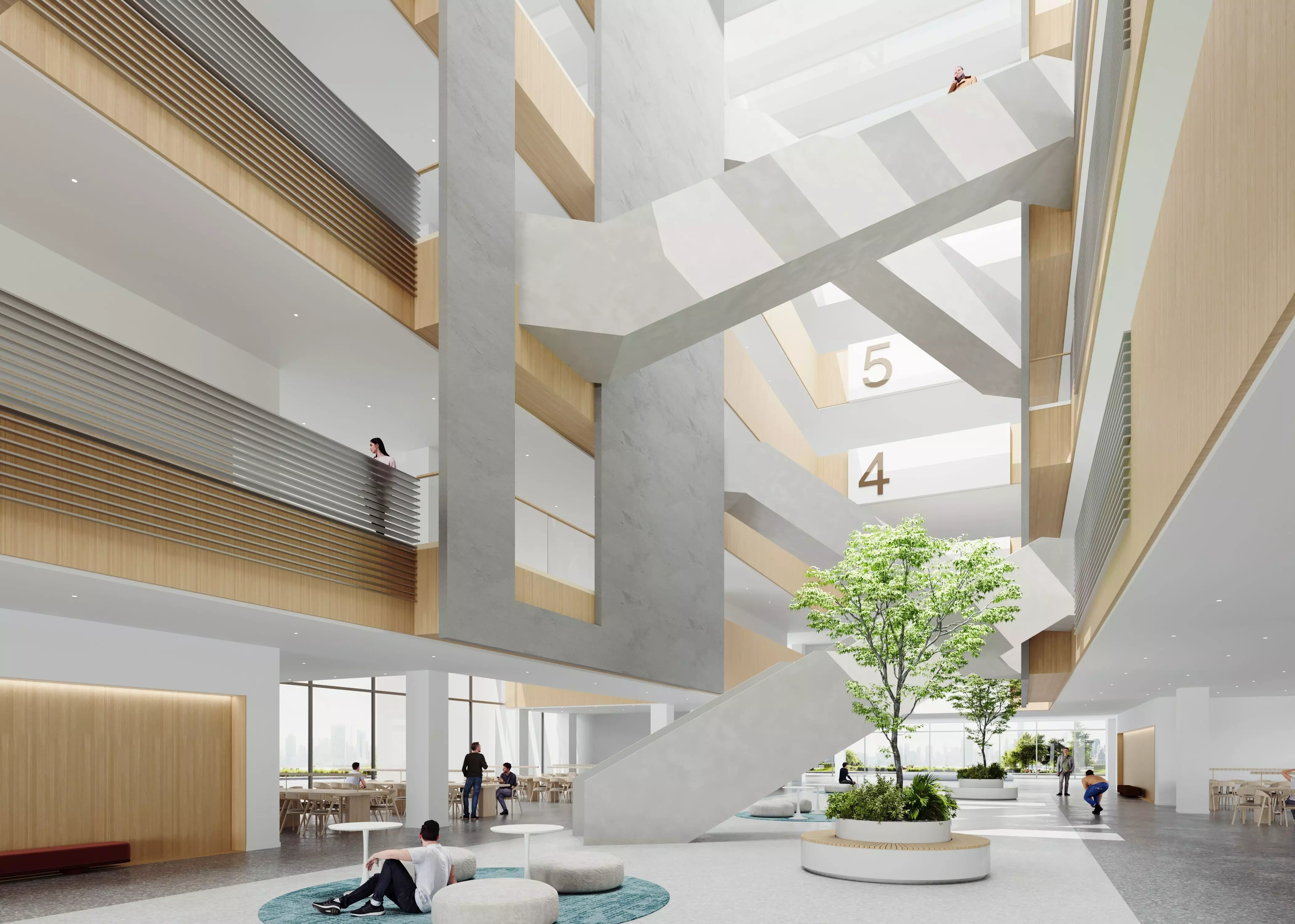 Library Atrium 3D model