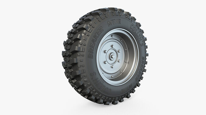 Off-Road ATV Wheel High-Poly 2 3D model