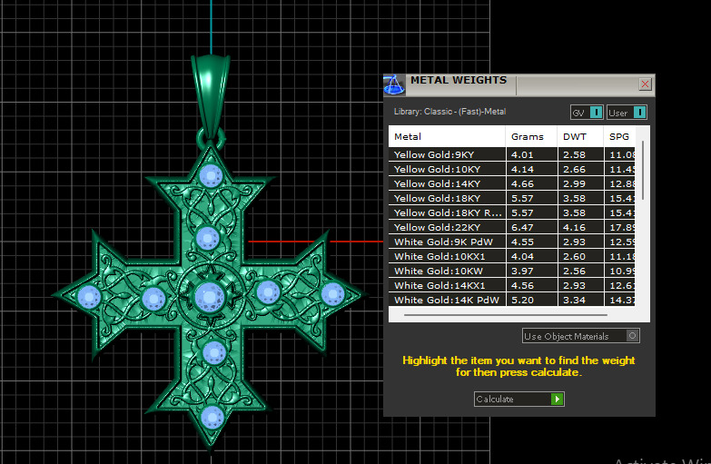 Byzantine Cross  PANDANT 3D PRINTABLE MODAL  3D print model_2
