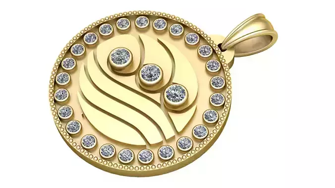 Exquisite PANDANT 3D PRINTABLE MODAL 