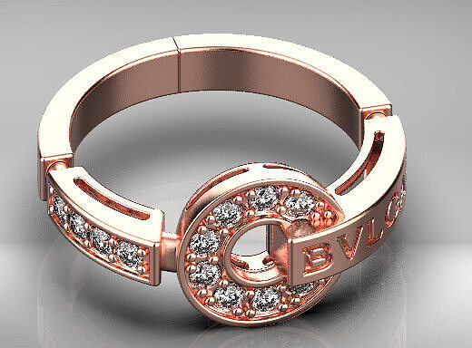 bvlgari ring 3D print model