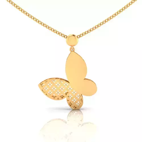 fusion women gold pendant 1023