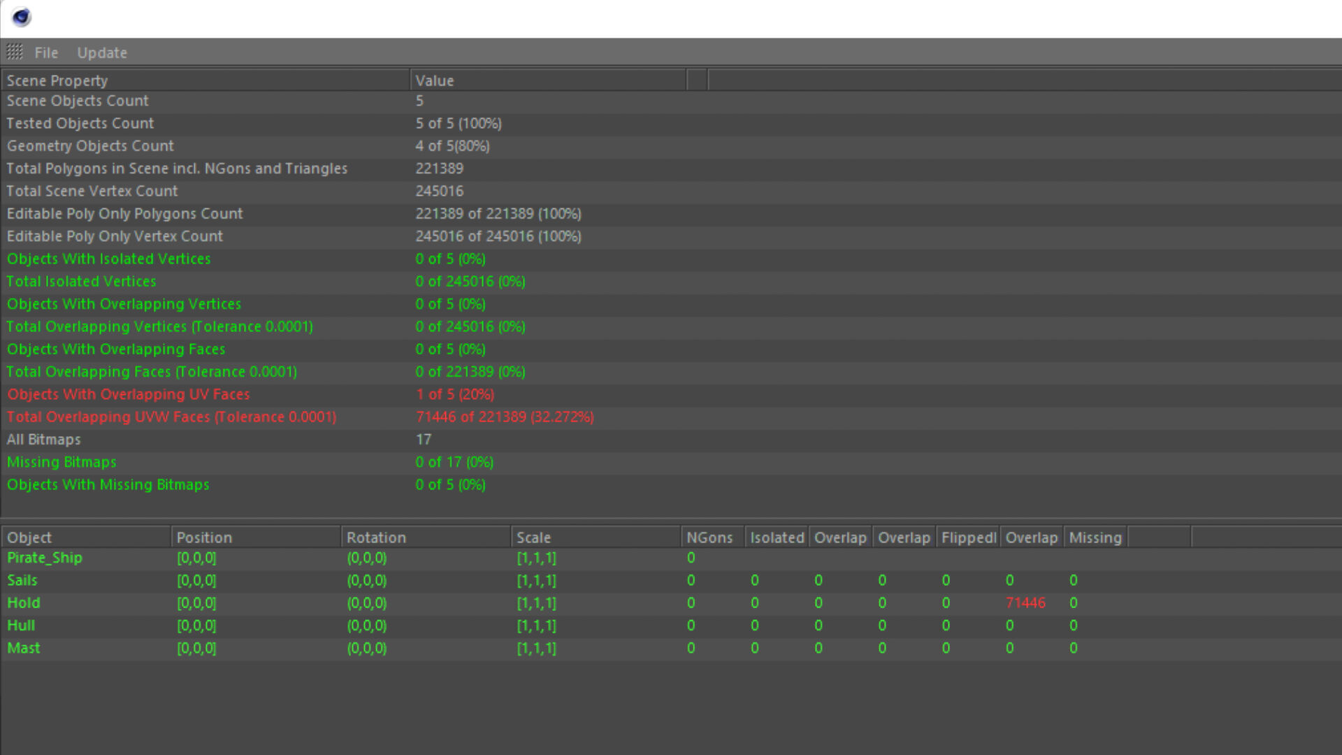 Pirate Ship Low-poly 3D model_16